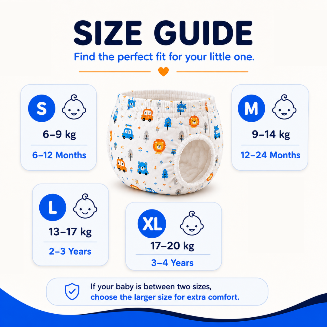 Reusable Potty Training Diaper | Up to 300 Uses