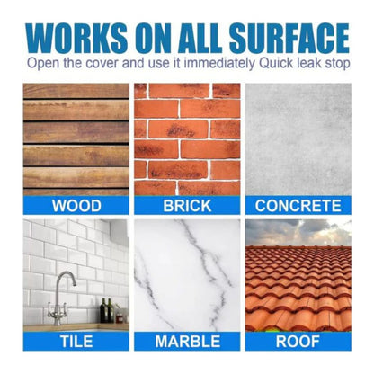 Anti-Leak Waterproof Sealant – Wall, Roof, Window & More (Brush Included)