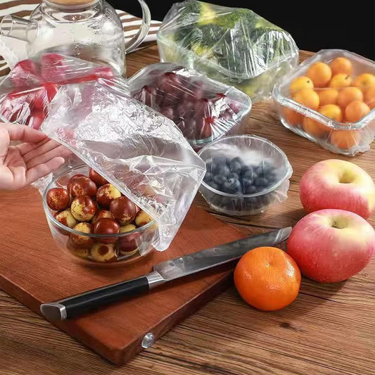 100 PCS Stretchable Food Covers + FREE Gift