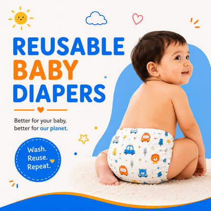 Reusable Potty Training Diaper | Up to 300 Uses
