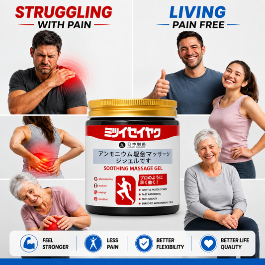 Japanese Massage Gel – Joint & Muscle Pain Relief