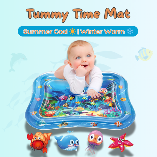 Baby Tummy Time Water Mat (3–24 Months)