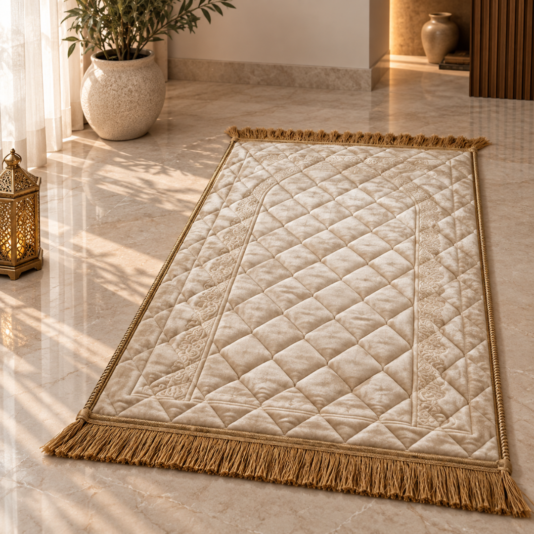 Luxury Padded Velvet Janamaz