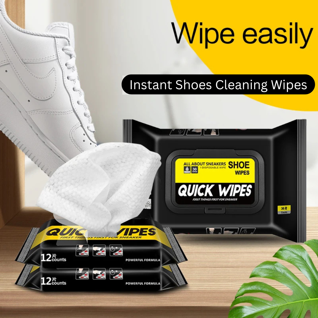 Quick Cleaning Shoe Wipes – 80 PCS