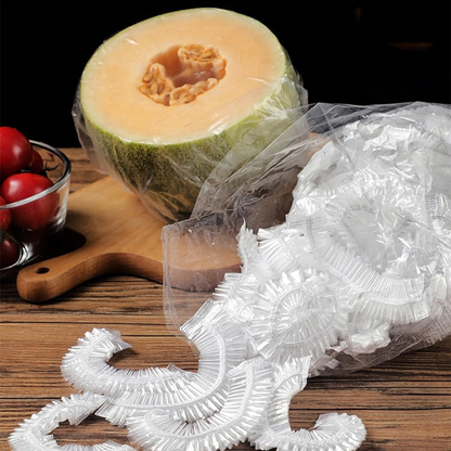 100 PCS Stretchable Food Covers + FREE Gift