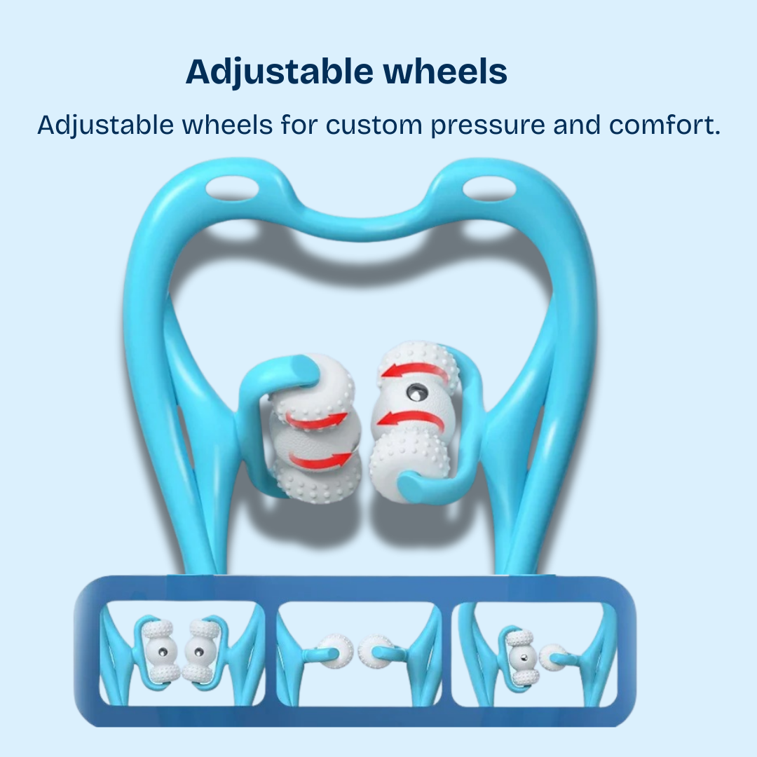 Pain Relief Roller – 6-Wheel Neck & Shoulder Massager