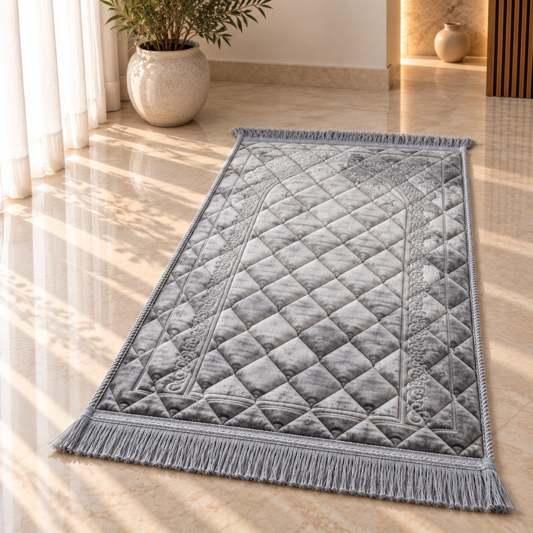 Luxury Padded Velvet Janamaz