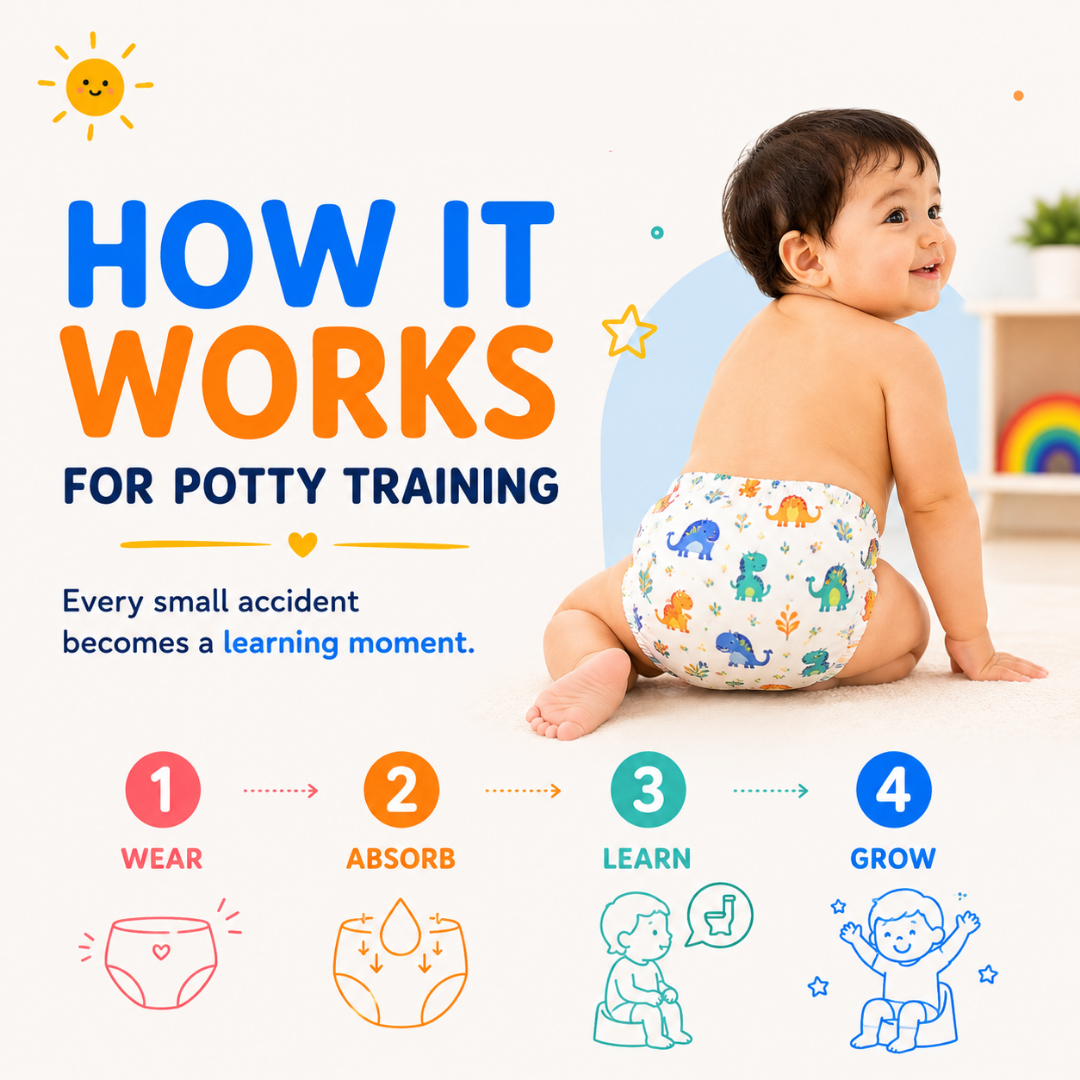 Reusable Potty Training Diaper | Up to 300 Uses