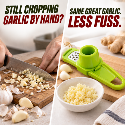 Manual Garlic Chopper & Grinder