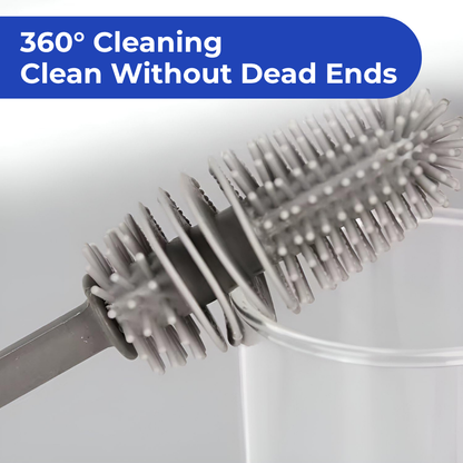 Silicone Bottle Cleaning Brush – Deep Reach & Flexible