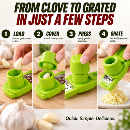 Manual Garlic Chopper & Grinder