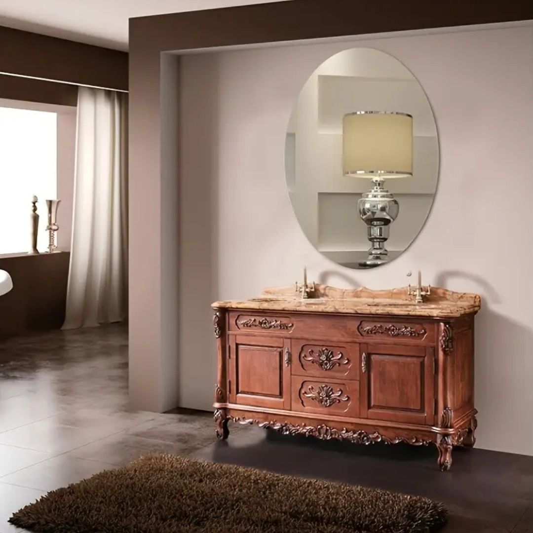 Unbreakable Acrylic Mirror – Self-Adhesive (20×30 cm)