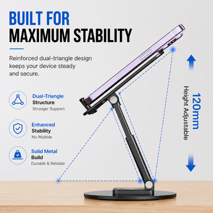 Adjustable 360° Metal Phone Stand