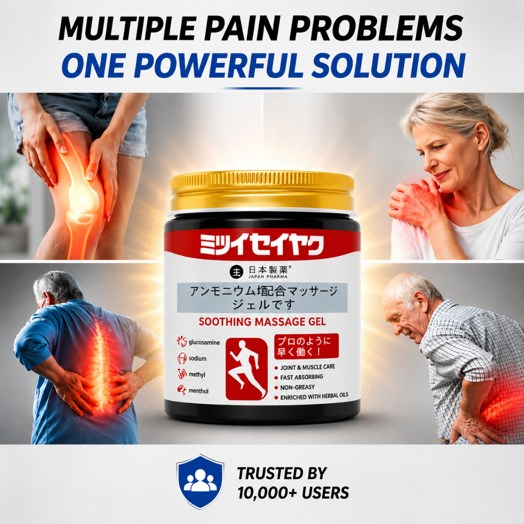 Japanese Massage Gel – Joint & Muscle Pain Relief