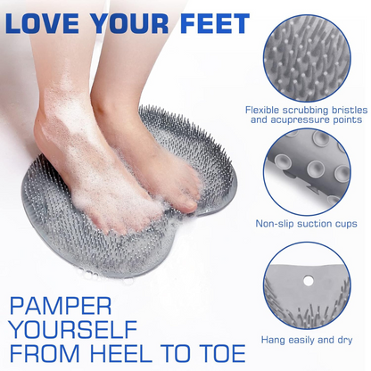 Hands-Free Shower Scrubber – Foot & Back Exfoliator