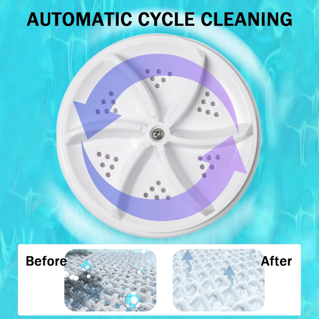 Mini Turbo Washing Machine - Ultrasonic