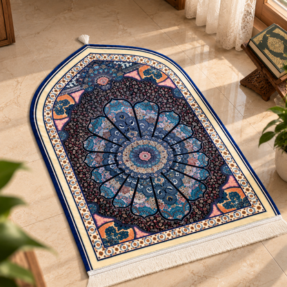 Royal Blue Persian Janamaz