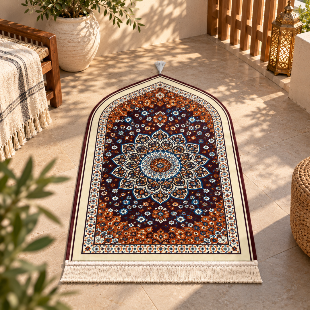 Royal Maroon Persian Janamaz