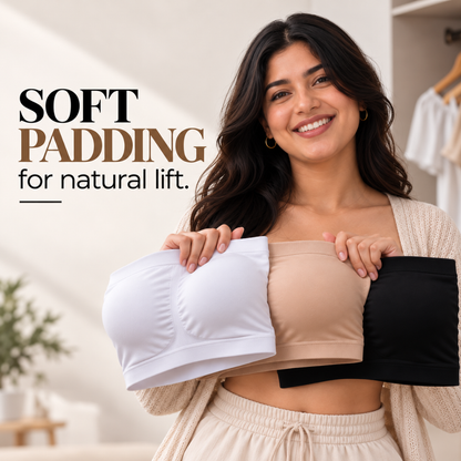 Strapless Padded Bra | Free Size 28–36