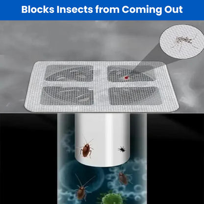 Self-Stick Drain Covers – 10 PCS