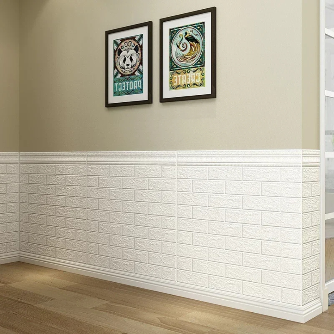 Realistic 3D Brick Wall Stickers – Waterproof