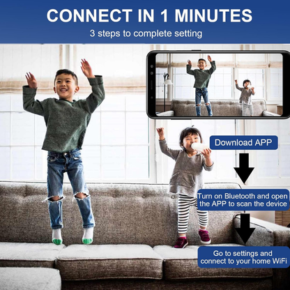 Smart WiFi Security Camera – 1080P HD & Night Vision