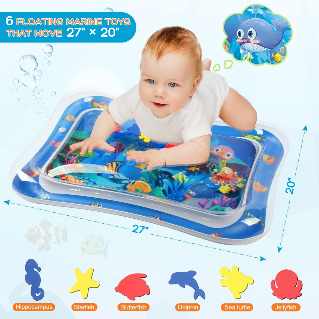 Baby Tummy Time Water Mat (3–24 Months)