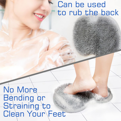 Hands-Free Shower Scrubber – Foot & Back Exfoliator