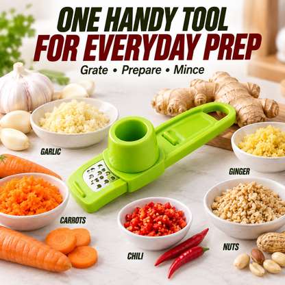 Manual Garlic Chopper & Grinder