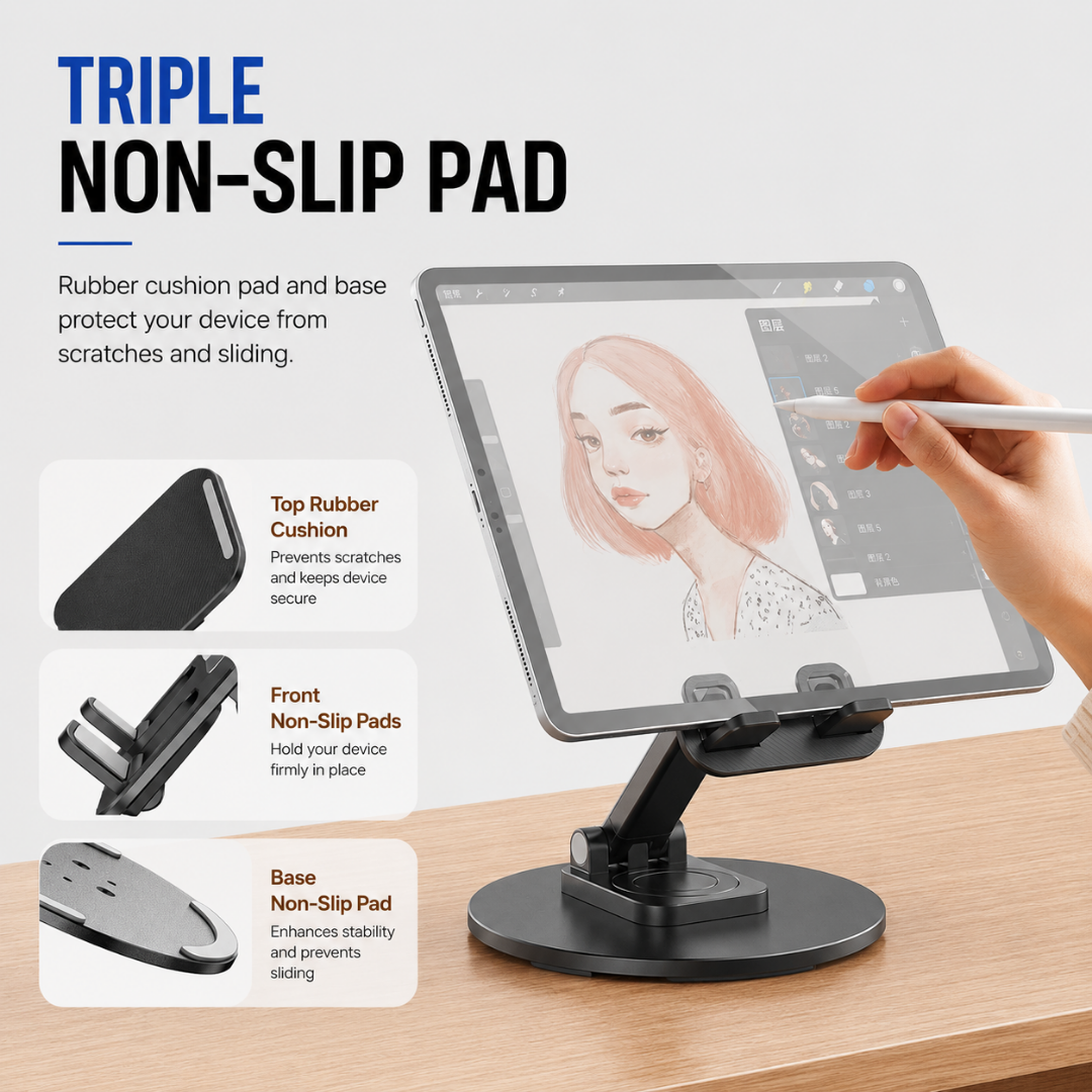 Adjustable 360° Metal Phone Stand