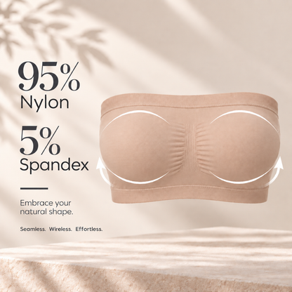 Strapless Padded Bra | Free Size 28–36