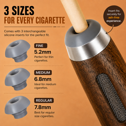 Premium Wood Ashtray Holder