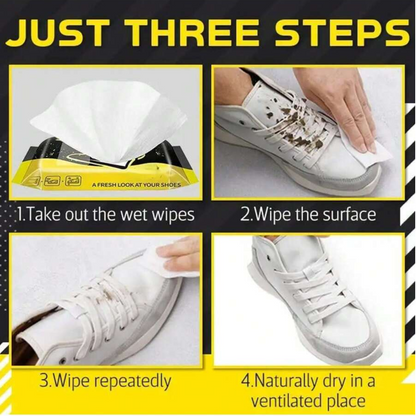 Quick Cleaning Shoe Wipes – 80 PCS