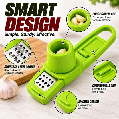 Manual Garlic Chopper & Grinder