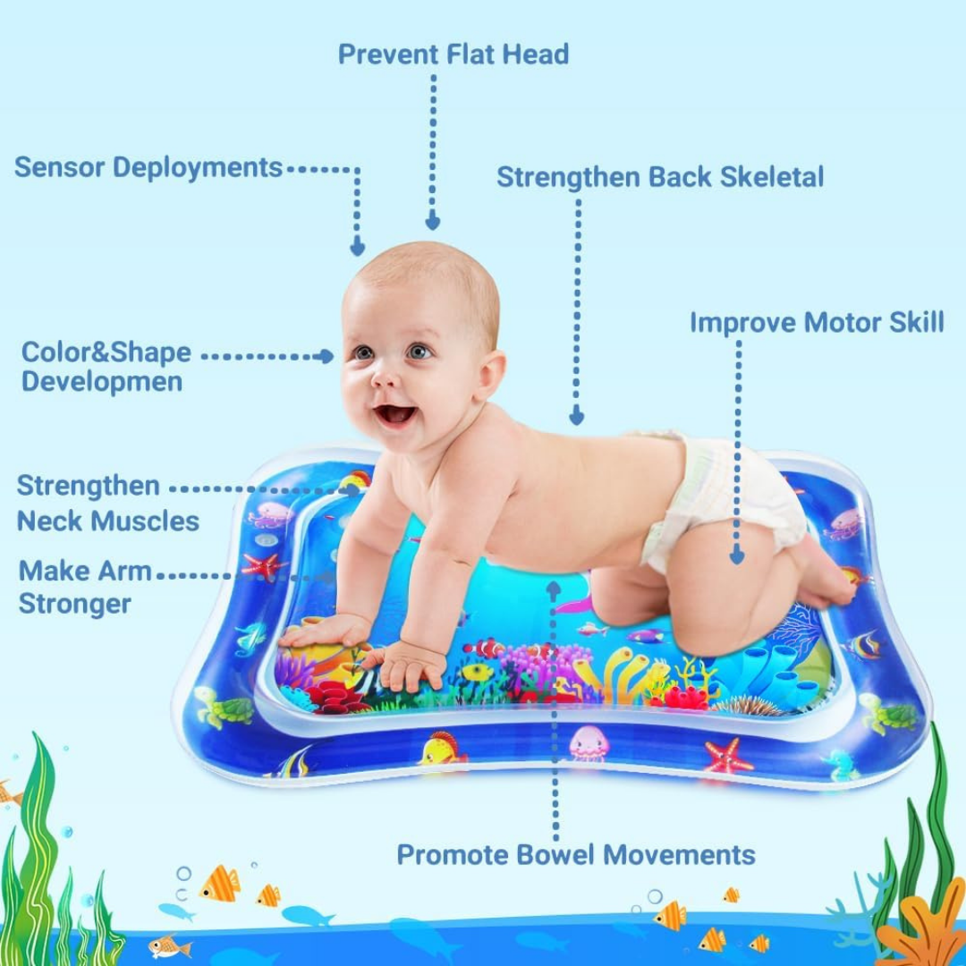 Baby Tummy Time Water Mat (3–24 Months)