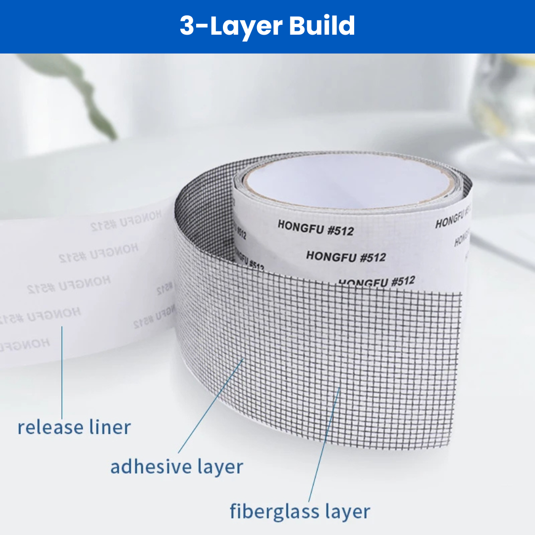Self-Stick Window Repair Tape – 3m Roll