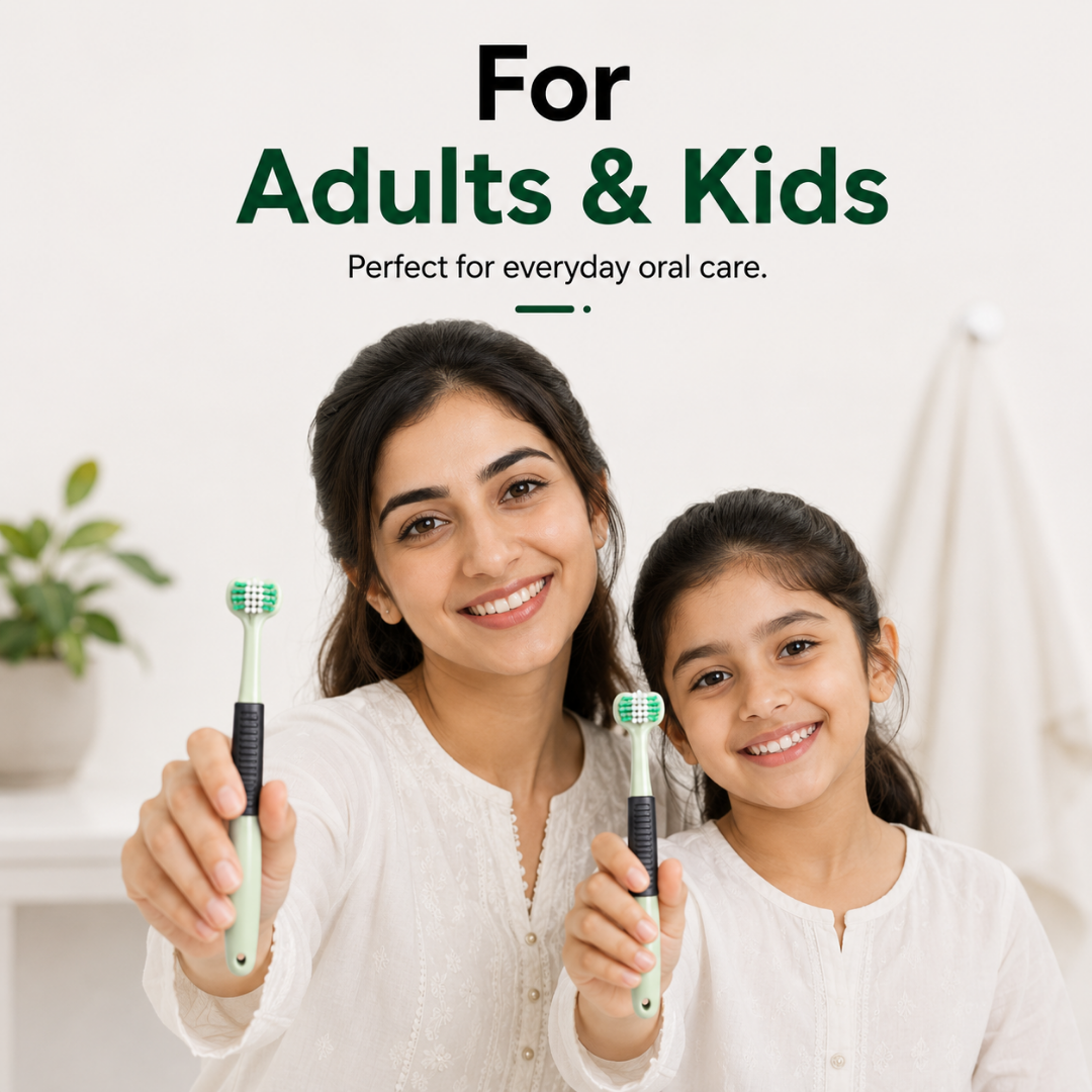 Flexible 3-Sided Toothbrush (Pack of 2)