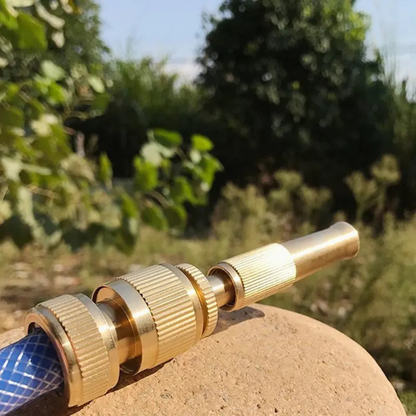 High Pressure Brass Hose Nozzle – 4 Spray Modes