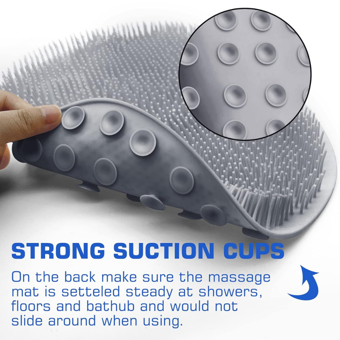 Hands-Free Shower Scrubber – Foot & Back Exfoliator