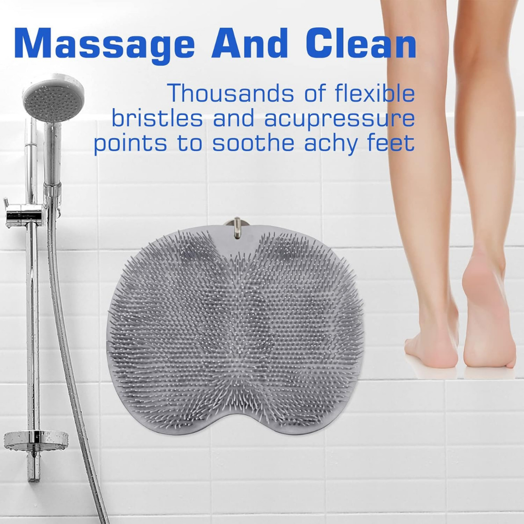Hands-Free Shower Scrubber – Foot & Back Exfoliator