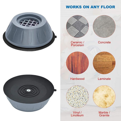 Universal Anti-Vibration Pads | Non-Slip Support