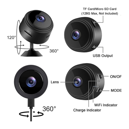 Smart WiFi Security Camera – 1080P HD & Night Vision