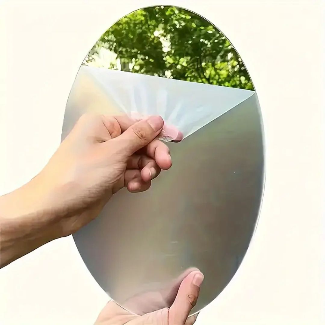 Unbreakable Acrylic Mirror – Self-Adhesive (20×30 cm)