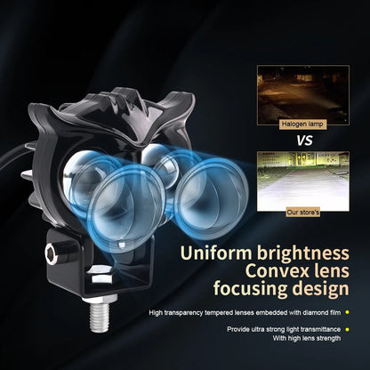 Led Motorcycle Headlight Owl Design