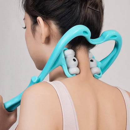 Pain Relief Roller – 6-Wheel Neck & Shoulder Massager