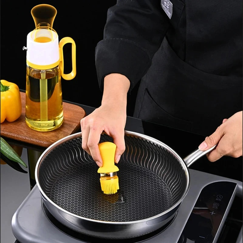 Silicone Oil Brush Bottle