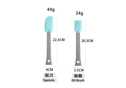 2pcs Cake Cream Scraper Silicone