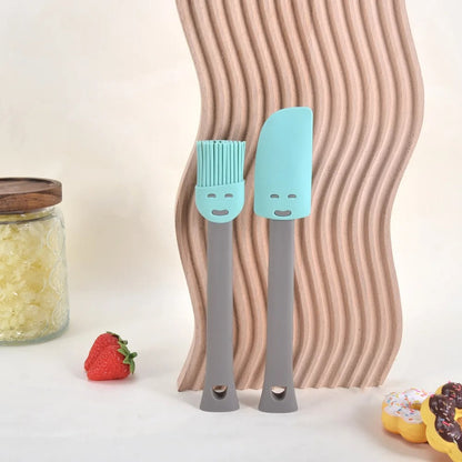 2pcs Cake Cream Scraper Silicone